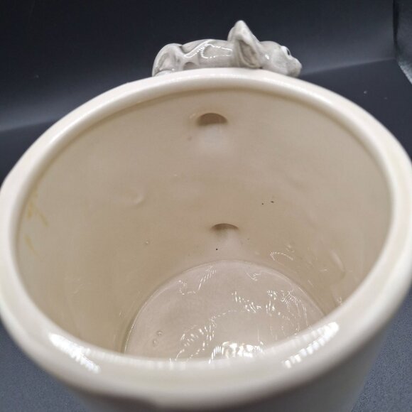 Mouse-Themed Ceramic Mug With Mouse & Cheese Handle Made in Japan - Picture 3 of 5